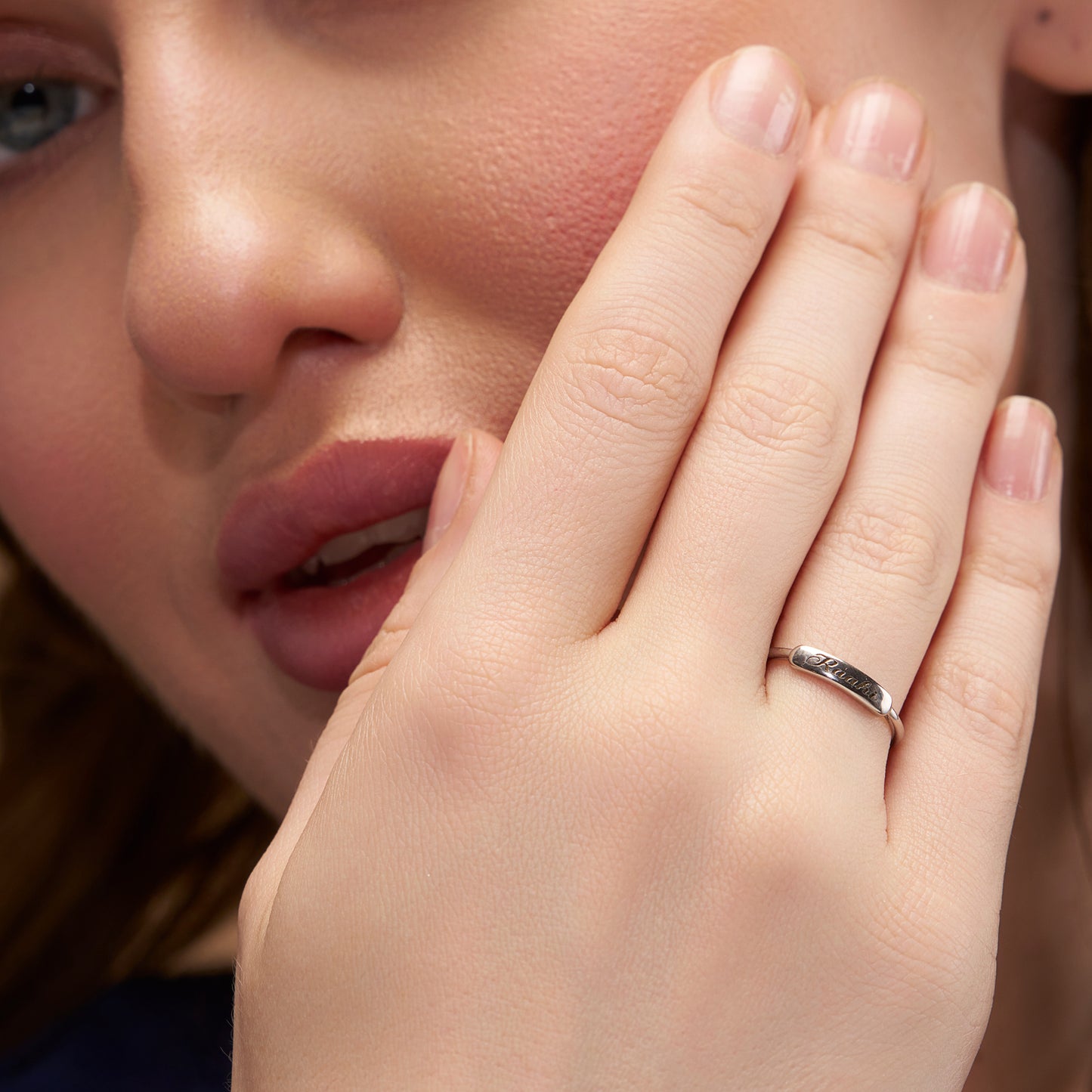 Custom Name Engraved Ring