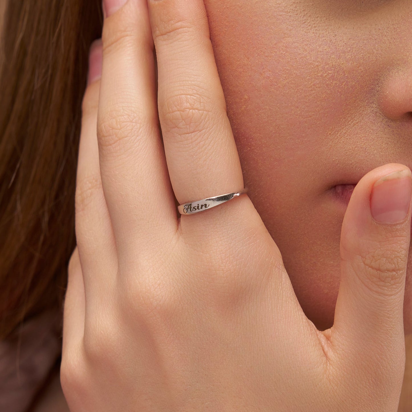 Personalized Name Engraved Ring