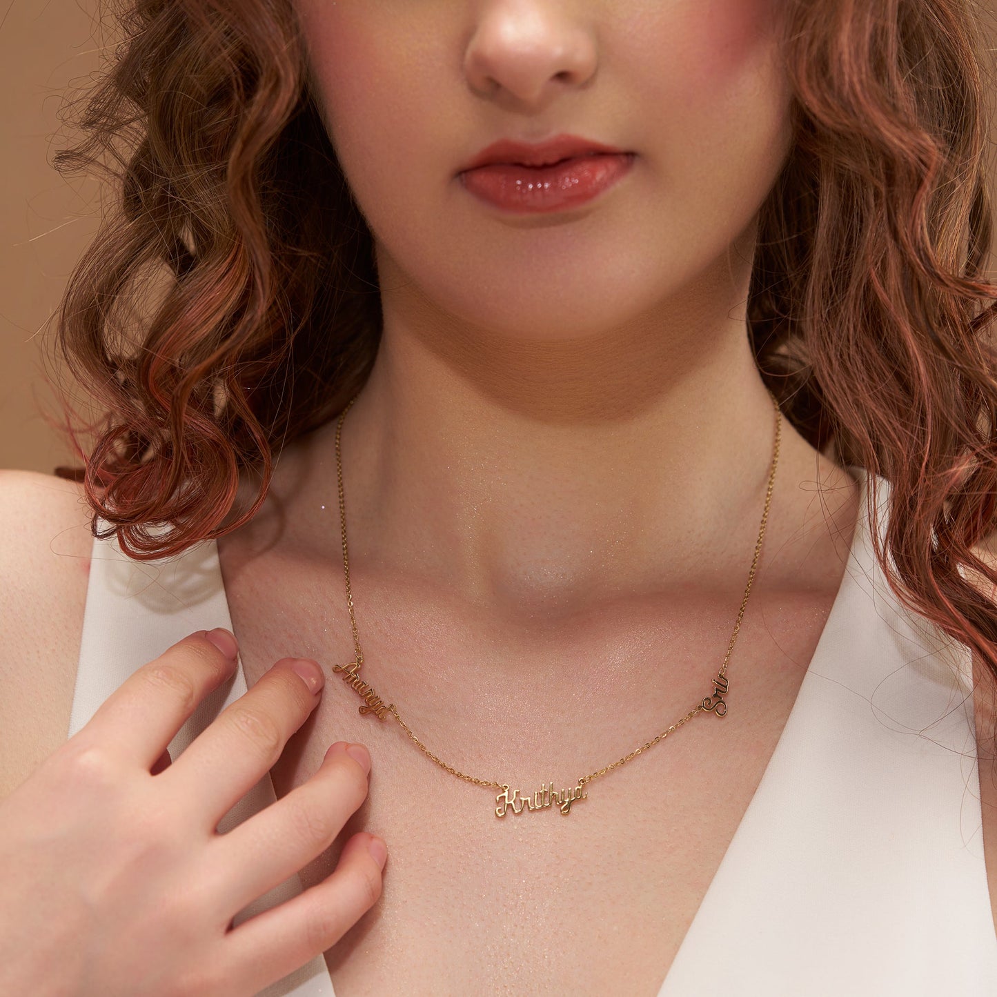Multi-Name Necklace with Custom Engravings
