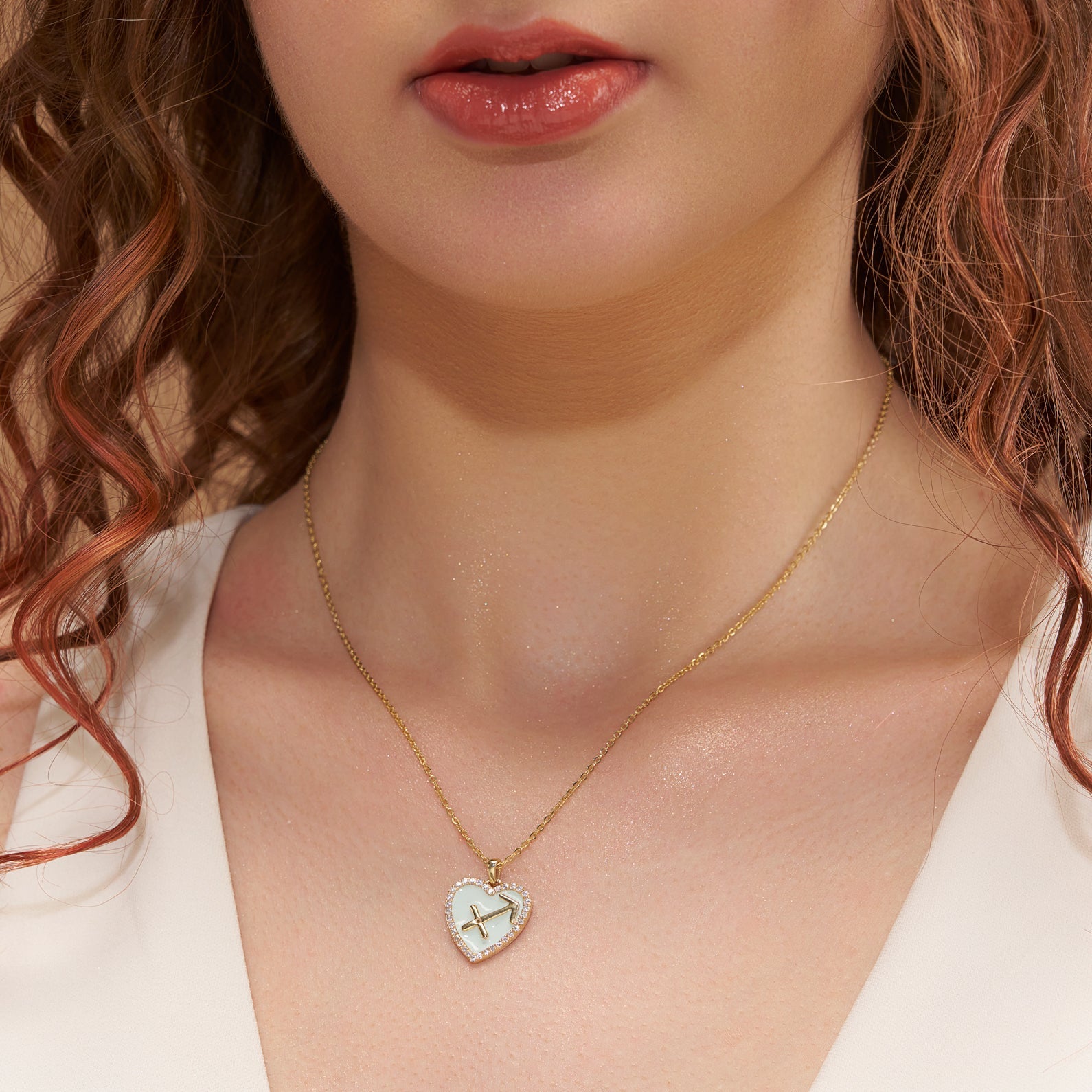 Enamel Zodiac Silver Pendant - KYMEE