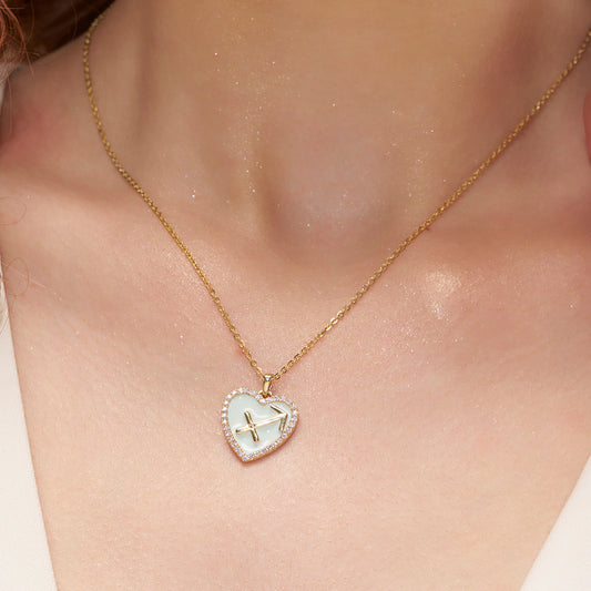 Enamel Zodiac Silver Pendant - KYMEE