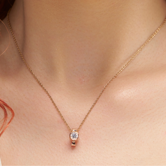 Contemporary Diamond Necklace - KYMEE