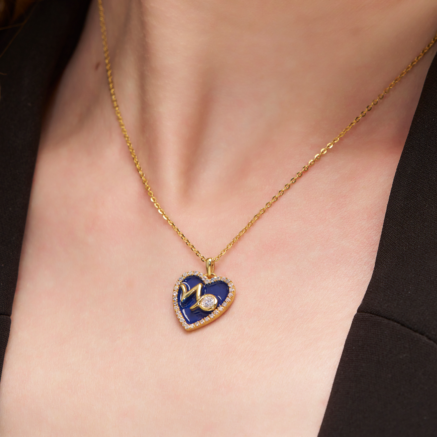 Wave Heart Necklace - KYMEE