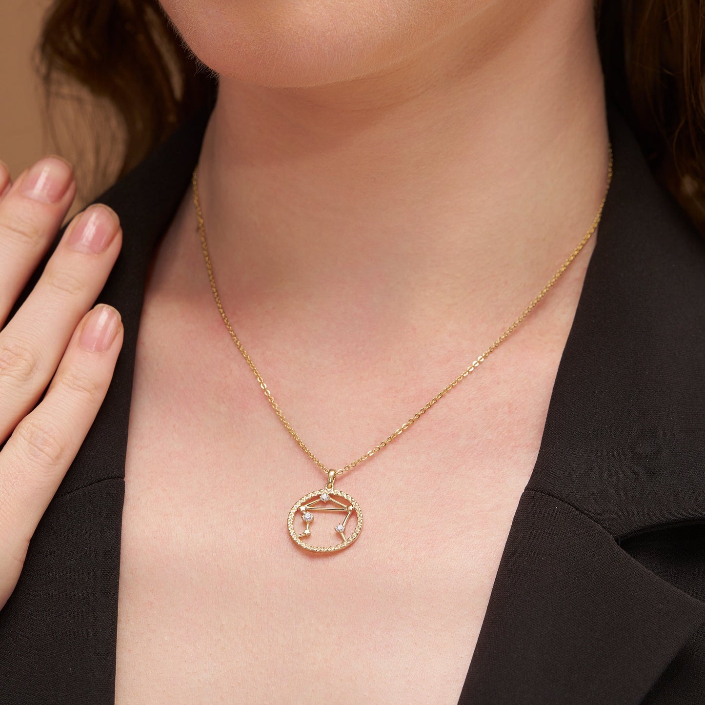 Zodiac Sign Silver Pendant