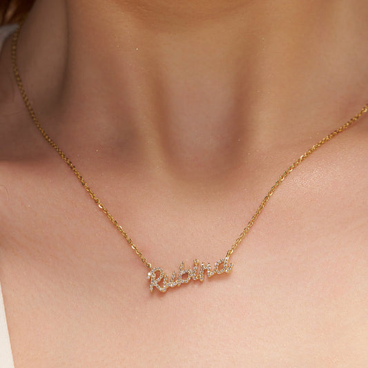 Diamond Personalized Necklace - KYMEE