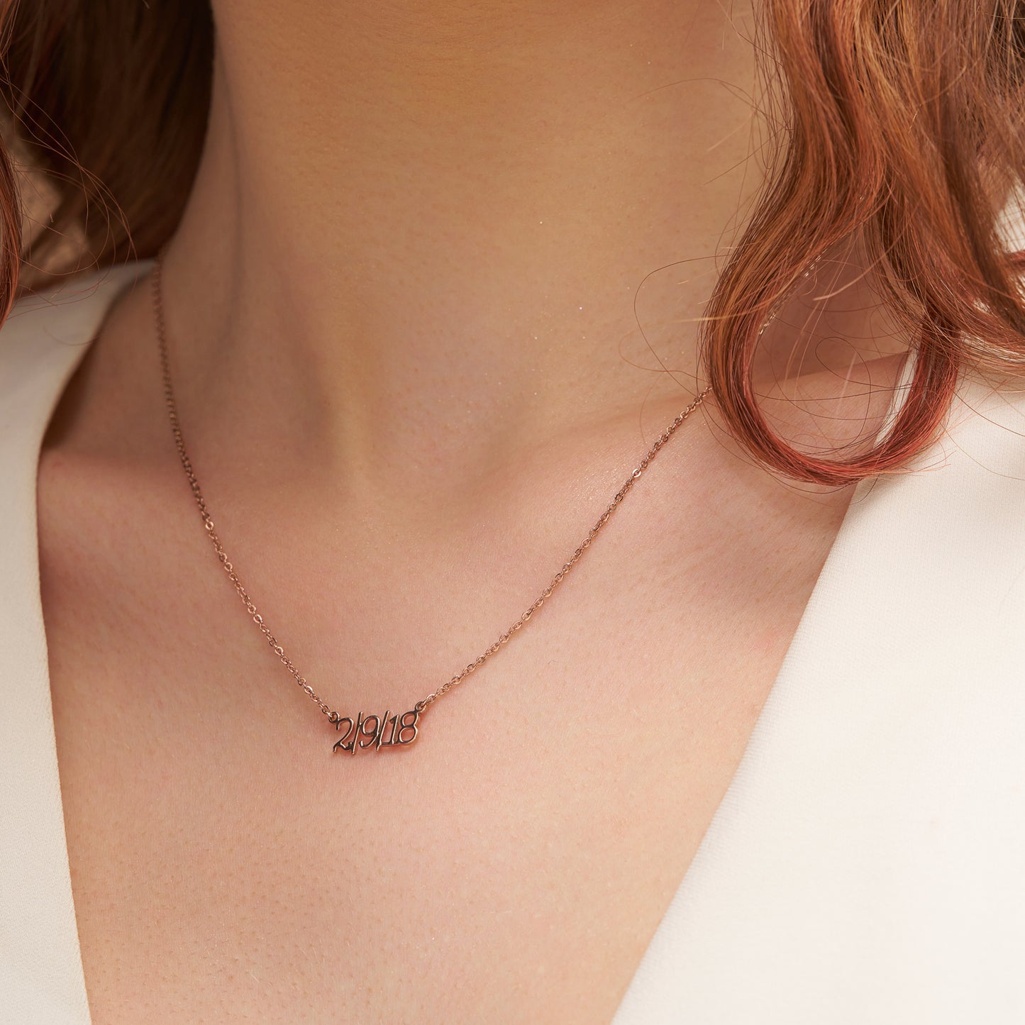Special Date Silver Necklace - KYMEE