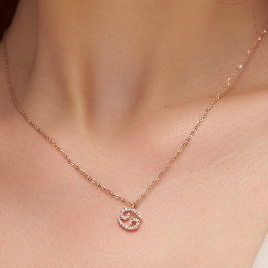 Cancer Zodiac Sign Necklace - KYMEE