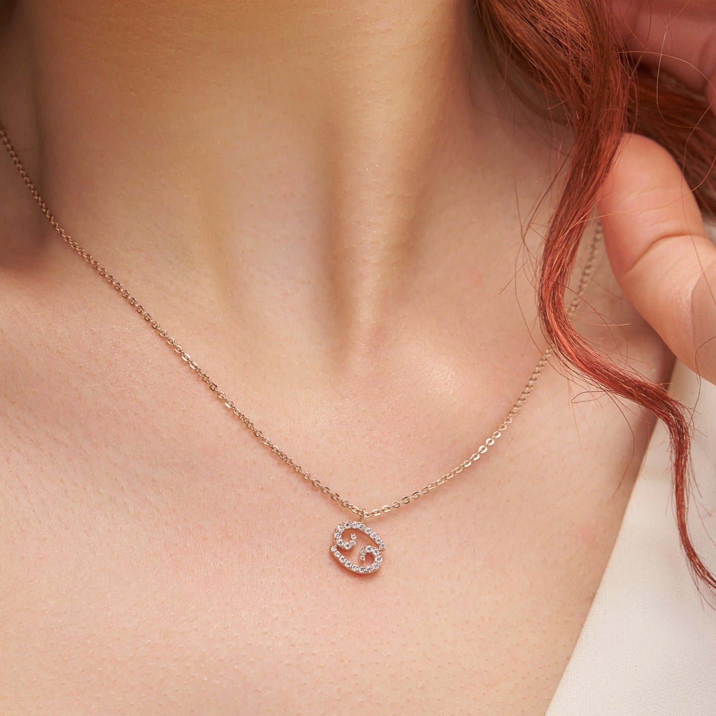 Cancer Zodiac Sign Necklace - KYMEE