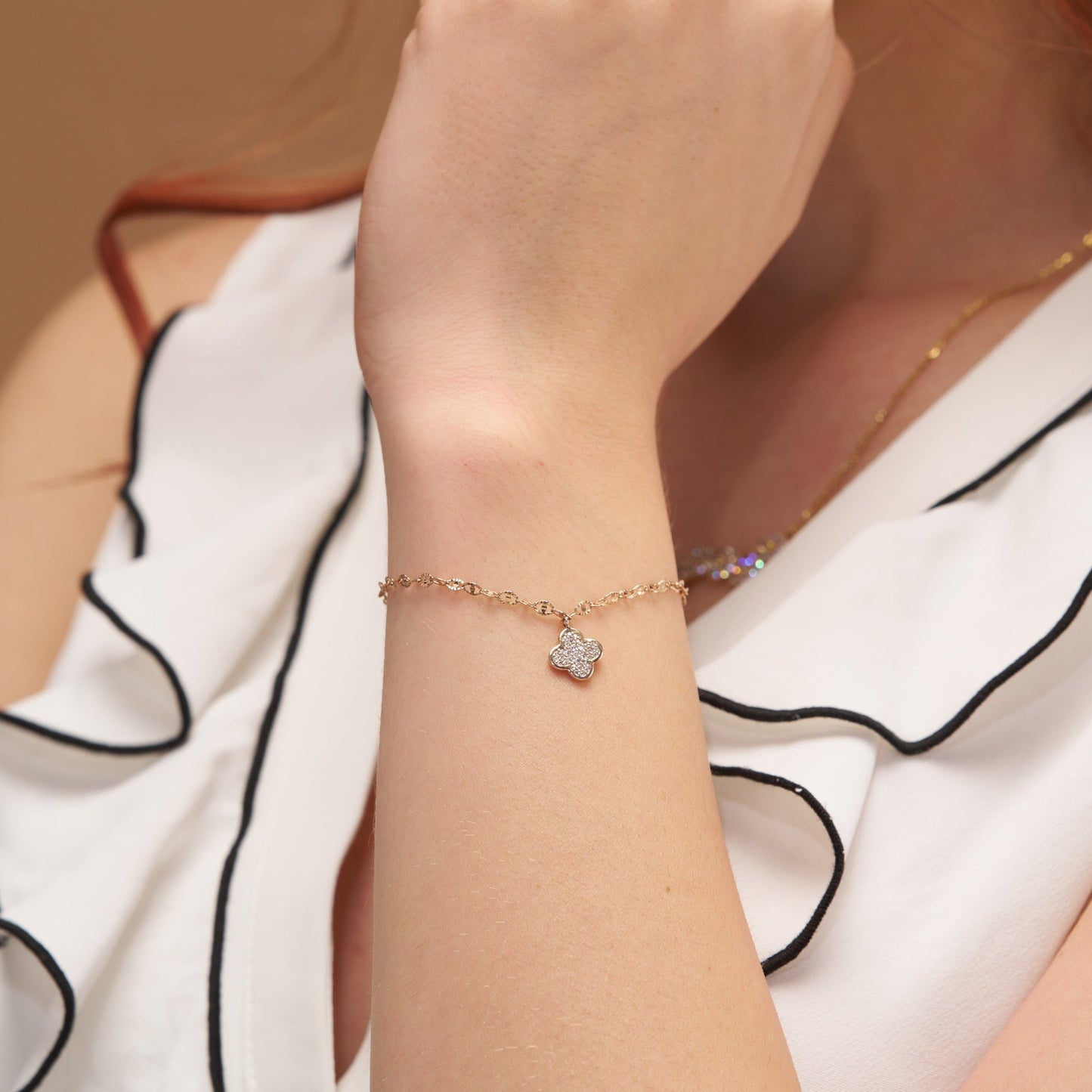 Timeless Silver Clover Bracelet