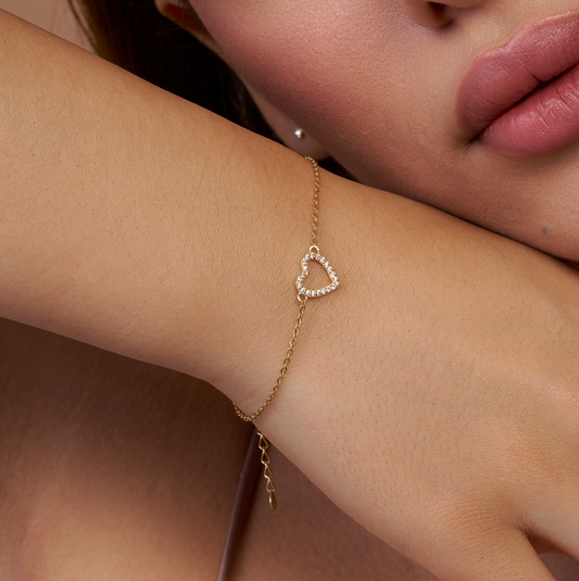 Sophisticated Heart Bracelet - KYMEE