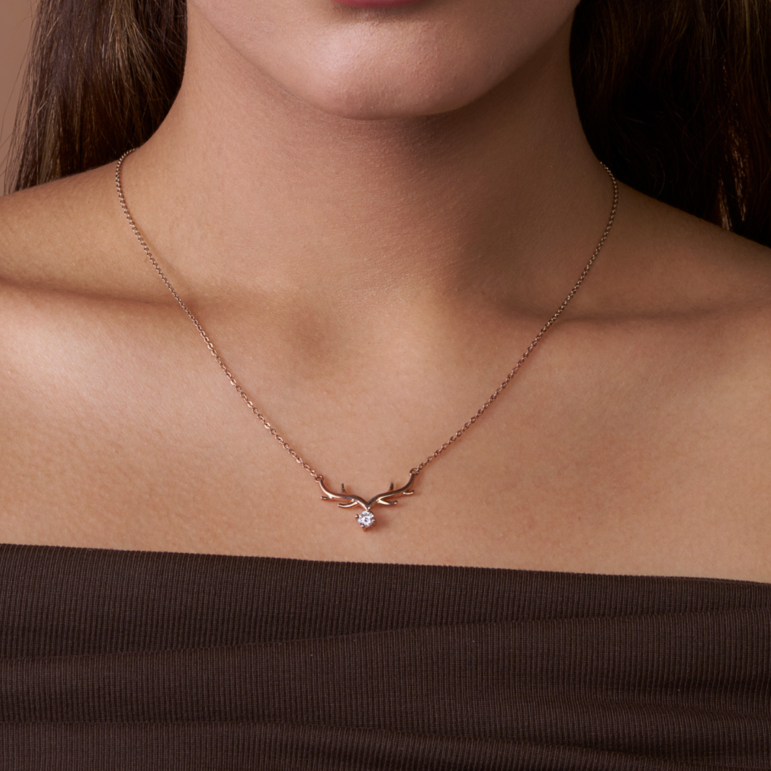 Minimalist Antler Necklace - KYMEE