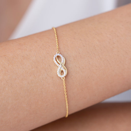 Infinity Bond Diamond Bracelet