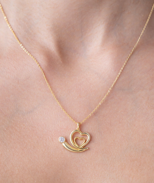 Double Heart Pendant