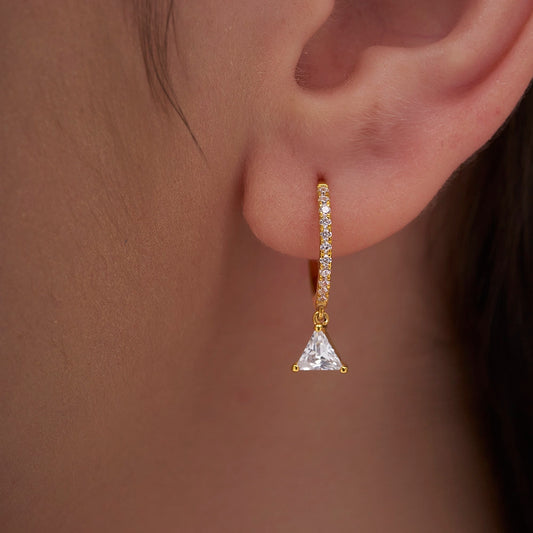 Trillion Drop Earring