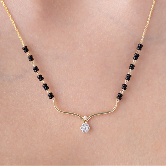 Floral Arc Mangalsutra