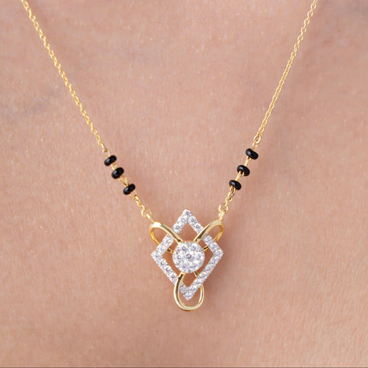 Geometric Loop Modern Mangalsutra
