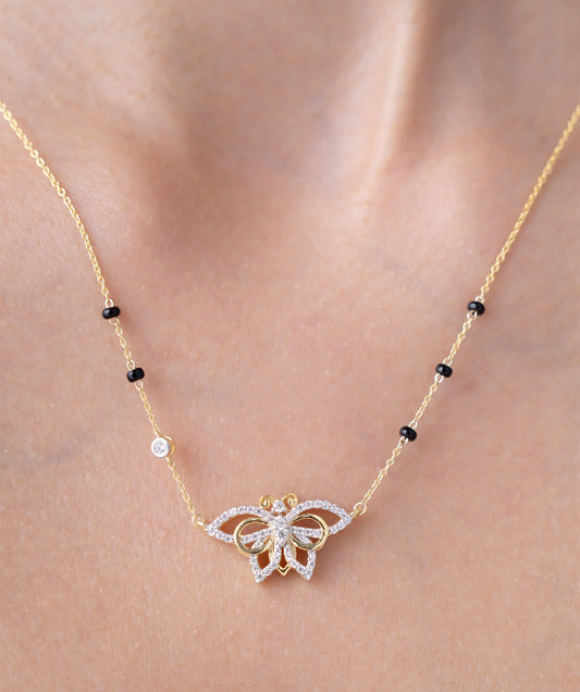 Butterfly Bloom Mangalsutra