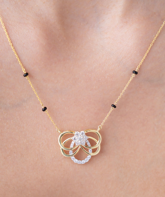 Dazzling Petal Mangalsutra