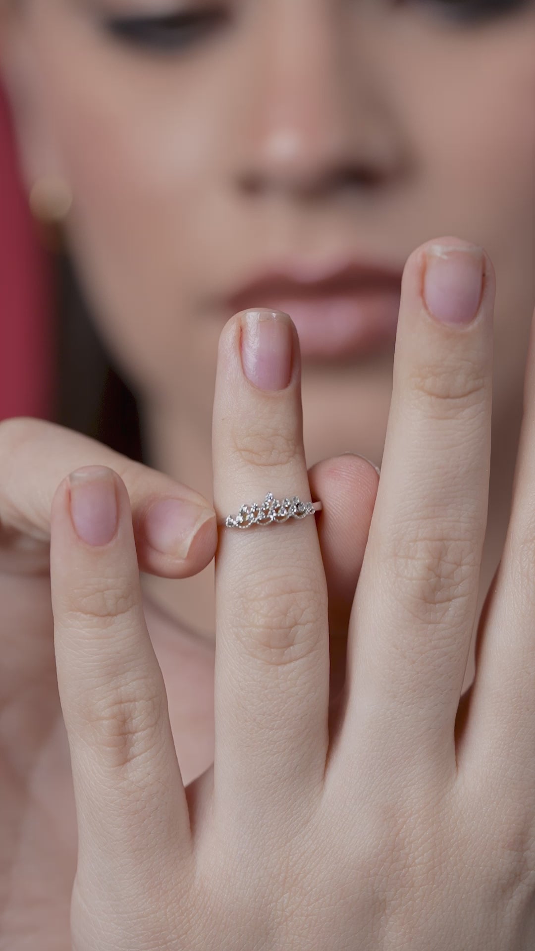 Stunning Unique Style Diamond Ring
