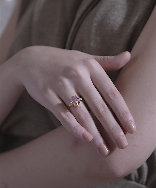 Pink Aura Grace Ring