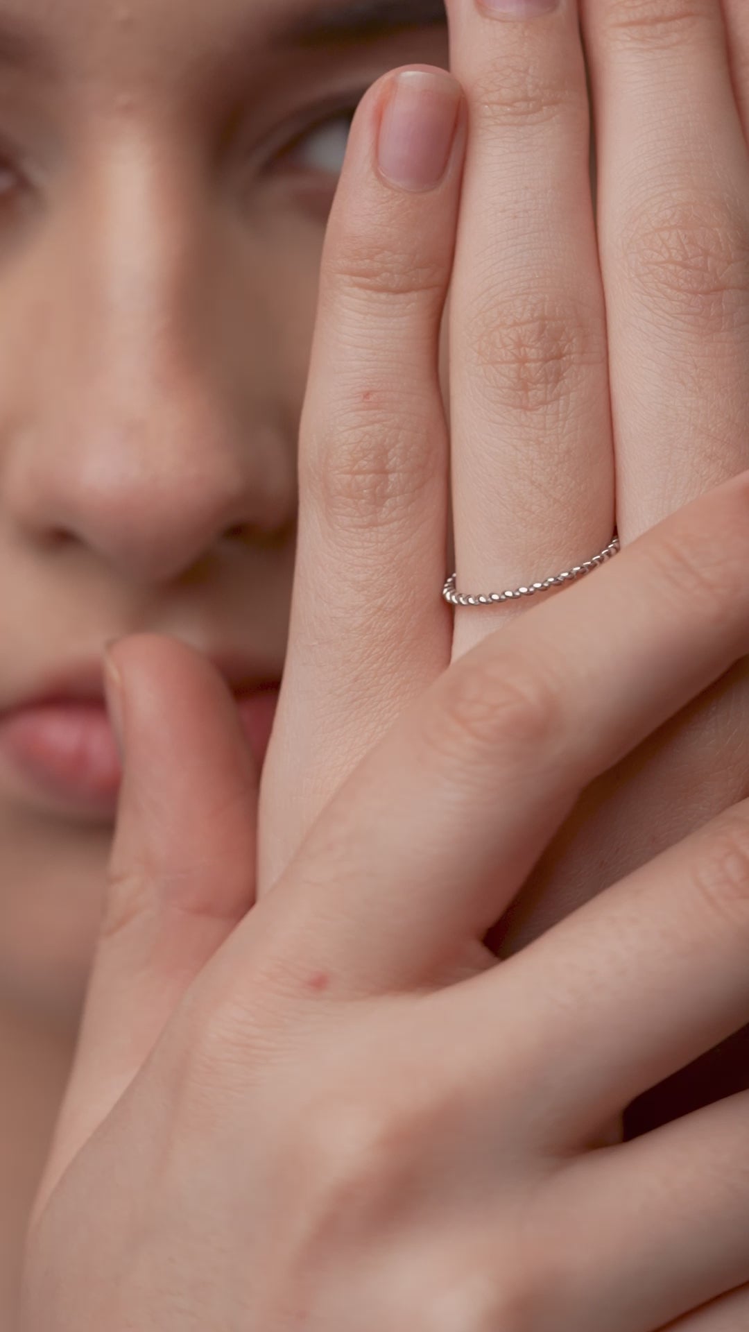 Sterling Twist Stack Ring
