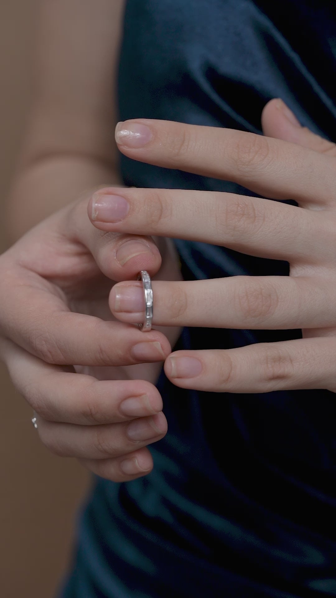 Sleek Baguette Diamond Band