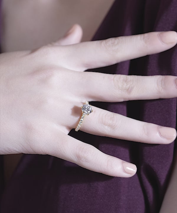 Eternal Spark Round Diamond Ring