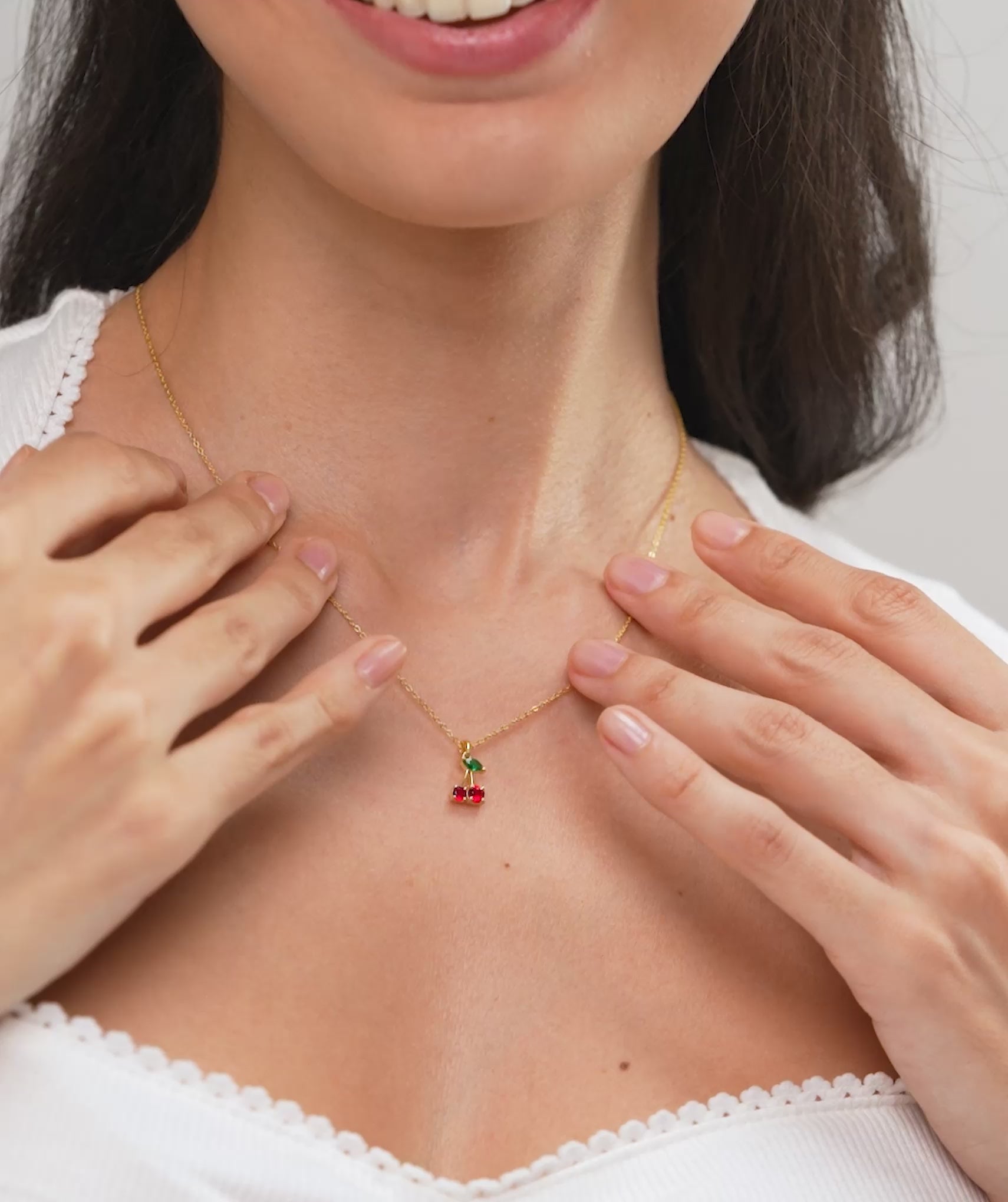 Cherry Pop Pendant Necklace