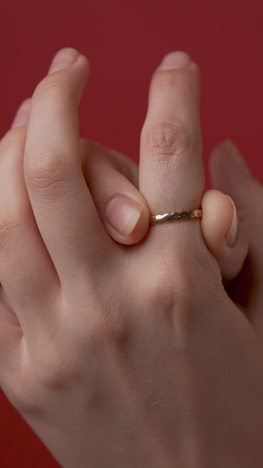 Custom Mama Engraving Ring