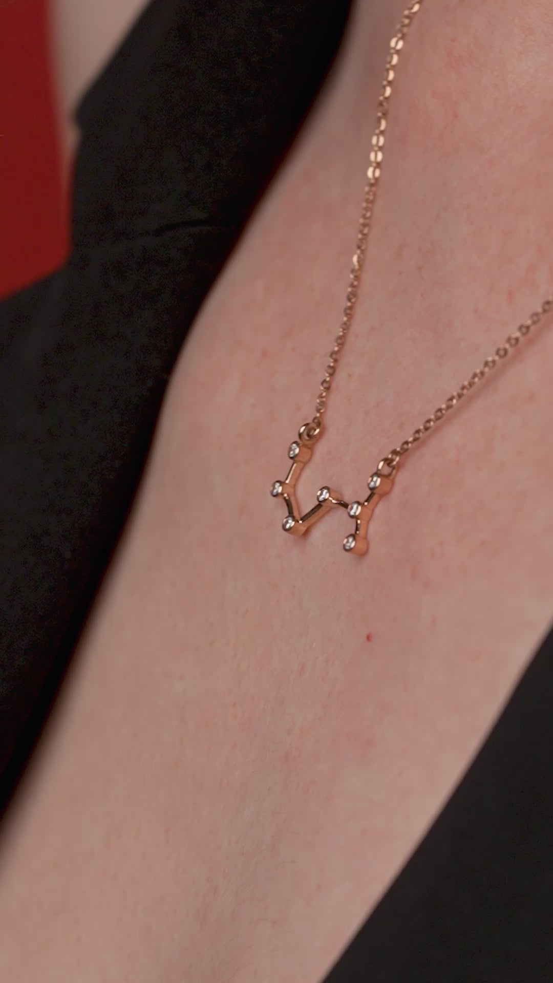 Stylish Virgo Constellation Necklace