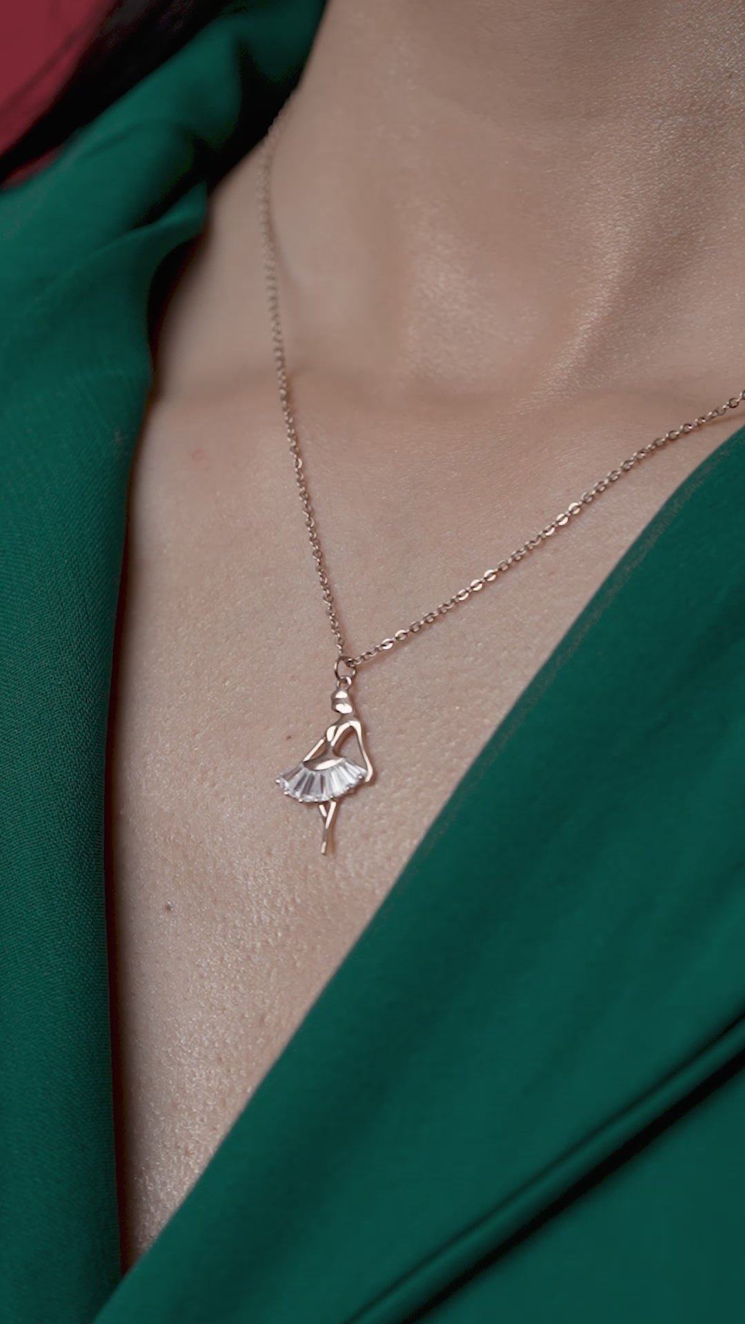 Dancing Ballerina Necklace