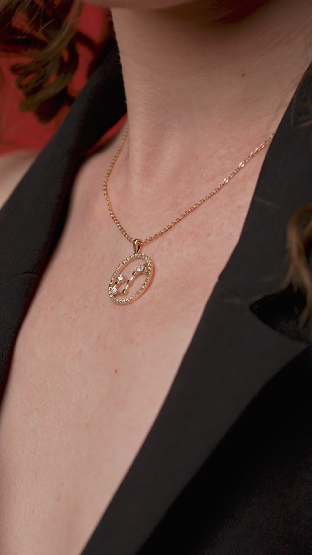 Zodiac Constellation Pendant