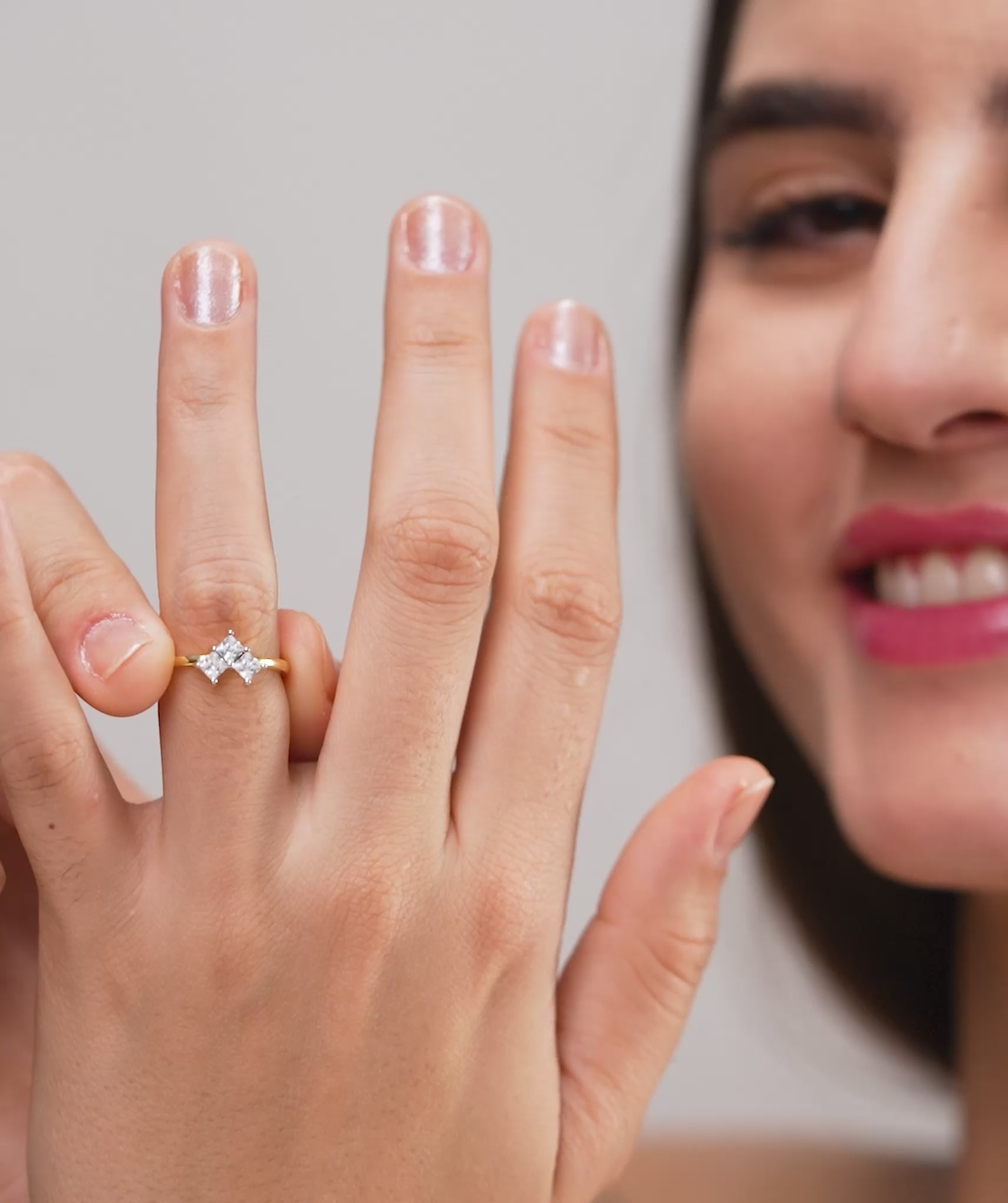 Regal Trio Diamond Ring