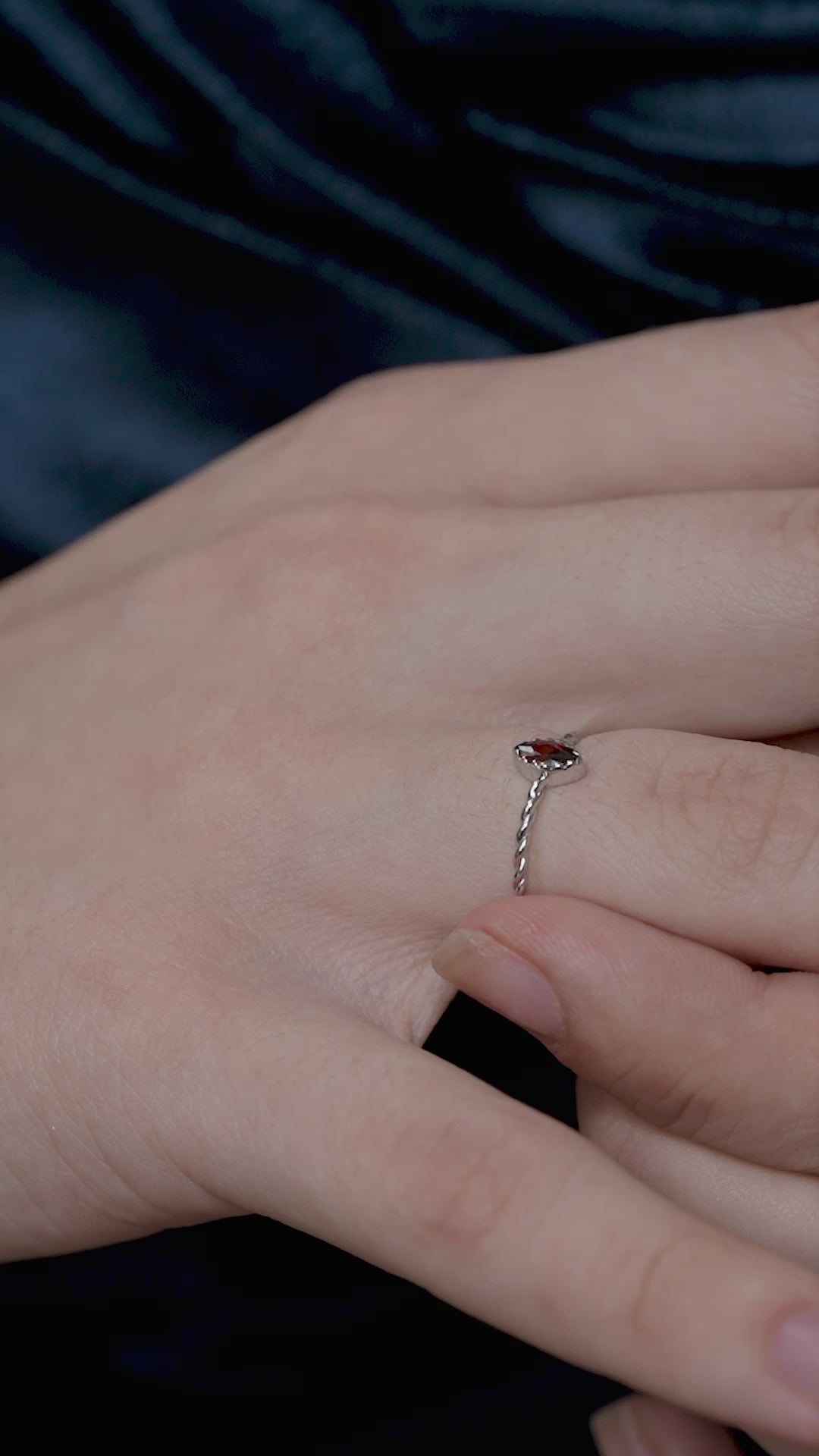 Delicate Marquise Stone Ring