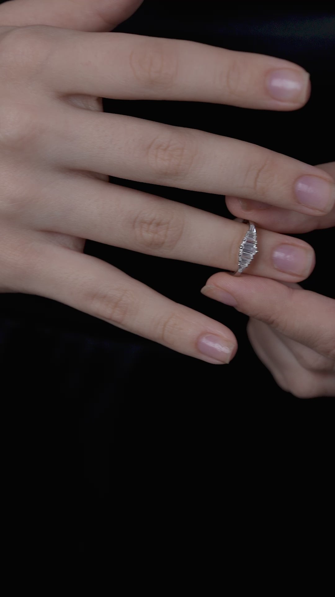 Baguette Diamond Band