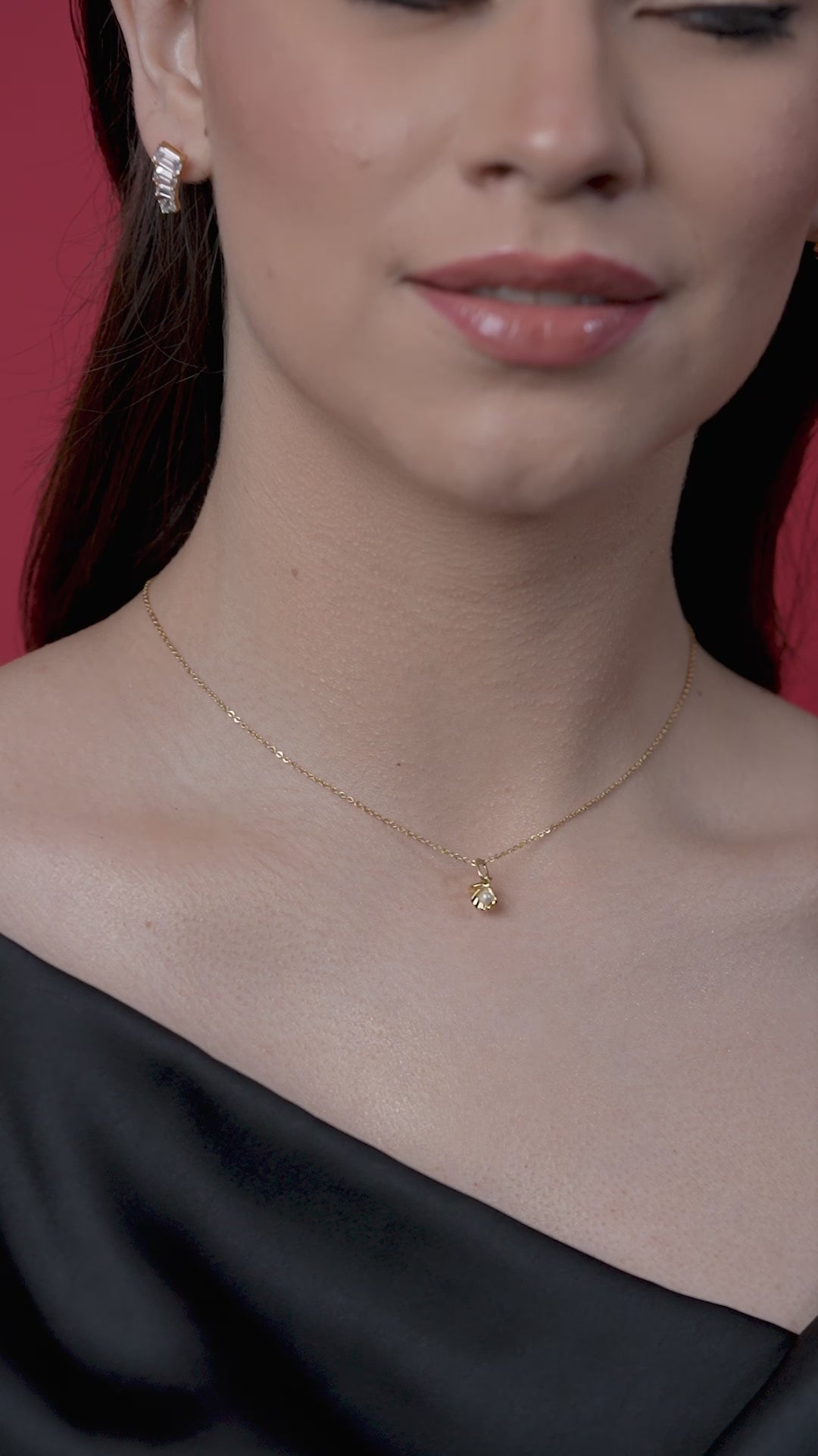 Fancy Filled Shell Necklace