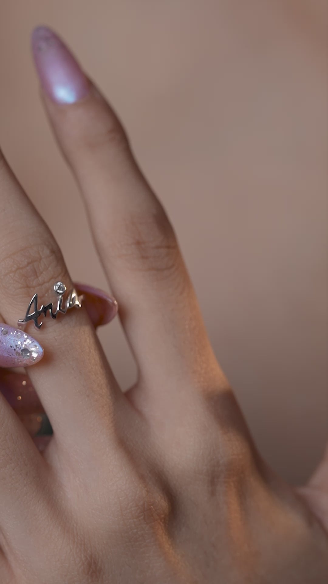 Personalized Custom Name Ring