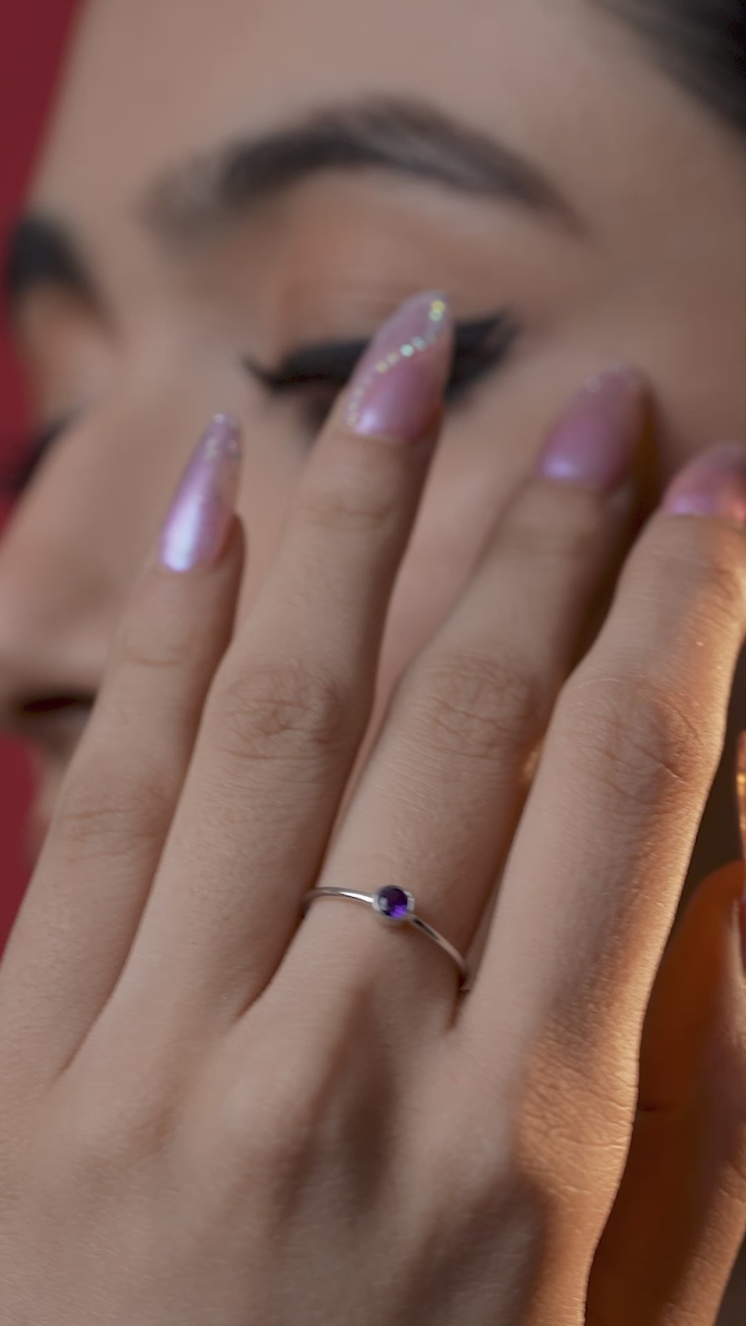 Bezel Set Diamond Ring
