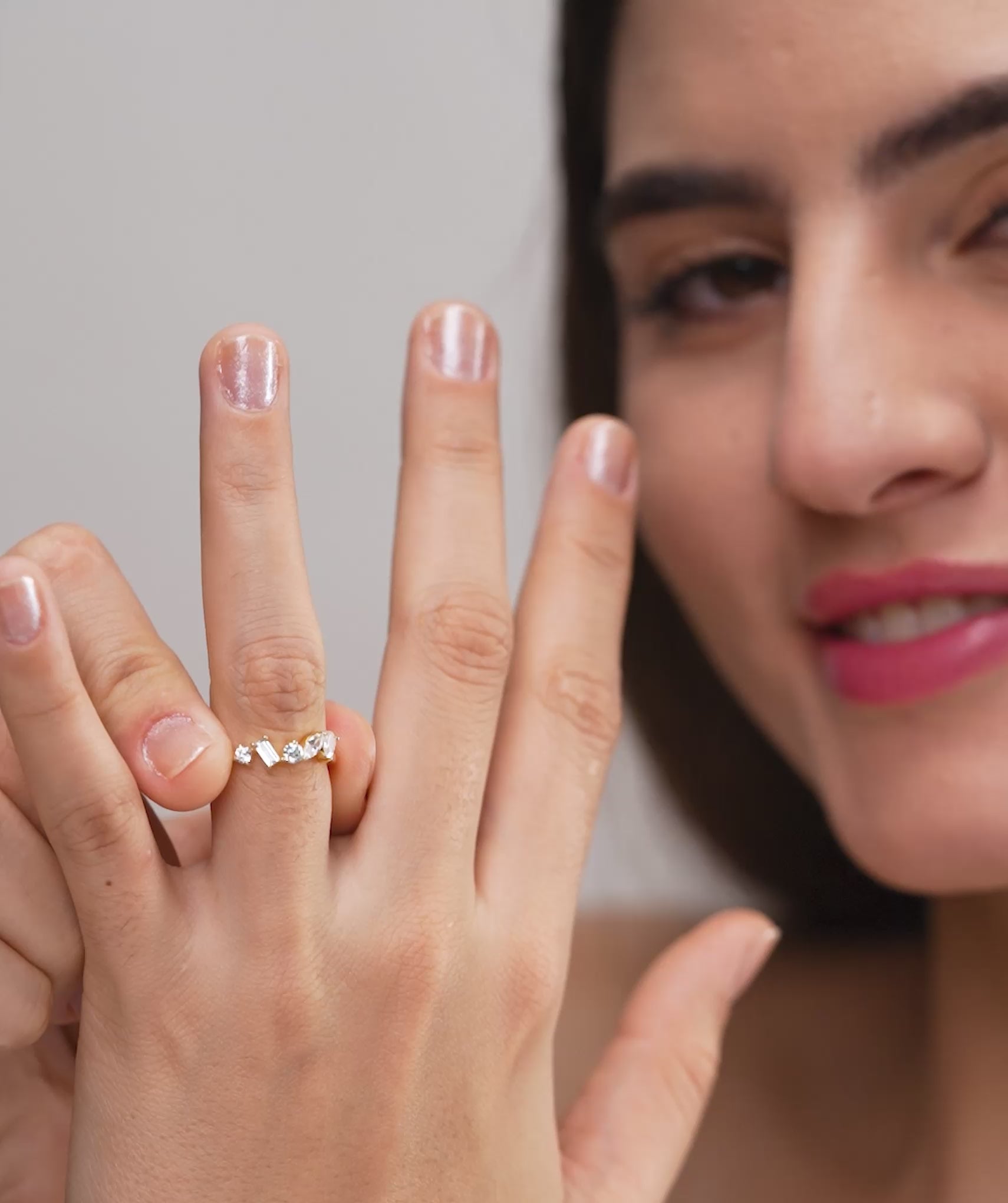 Sophisticated Multi-Stone Ring