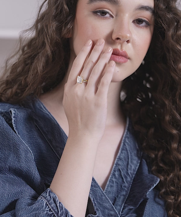 Radiant Sparkle Ring Set