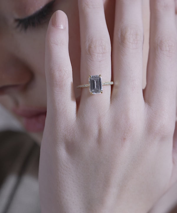 Emerald Spark Ring