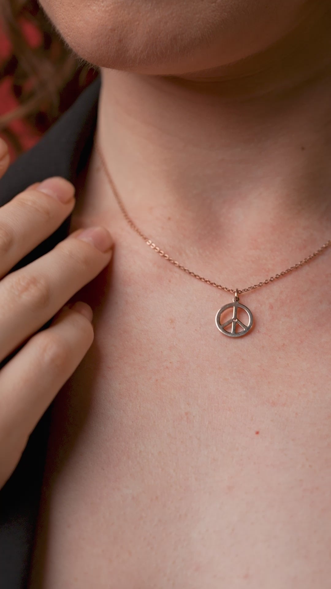 Harmony Peace Symbol Necklace
