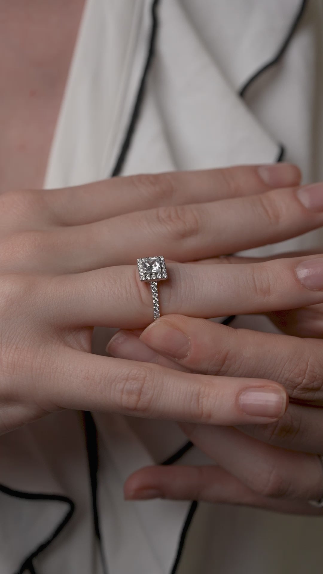 Fancy Princess Diamond Ring