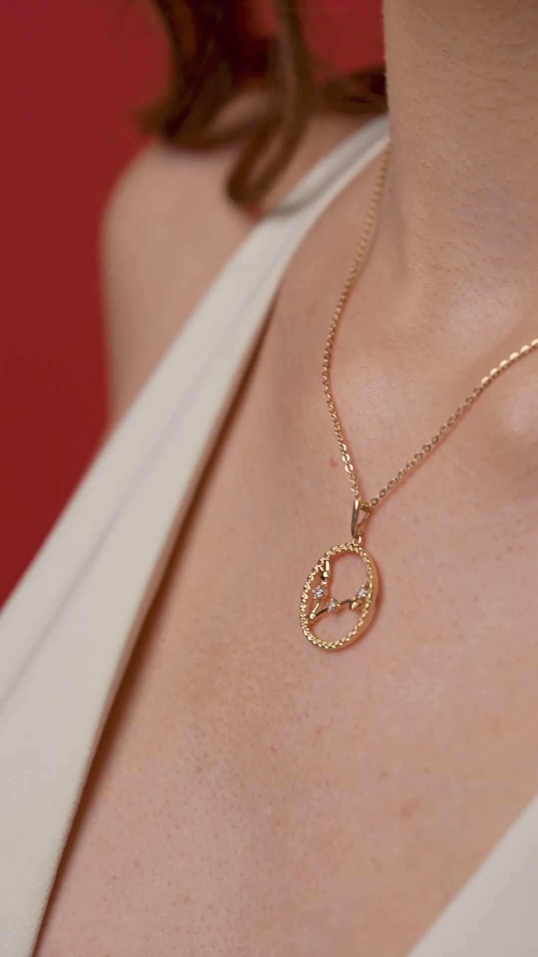 Celestial Zodiac Sign Necklace