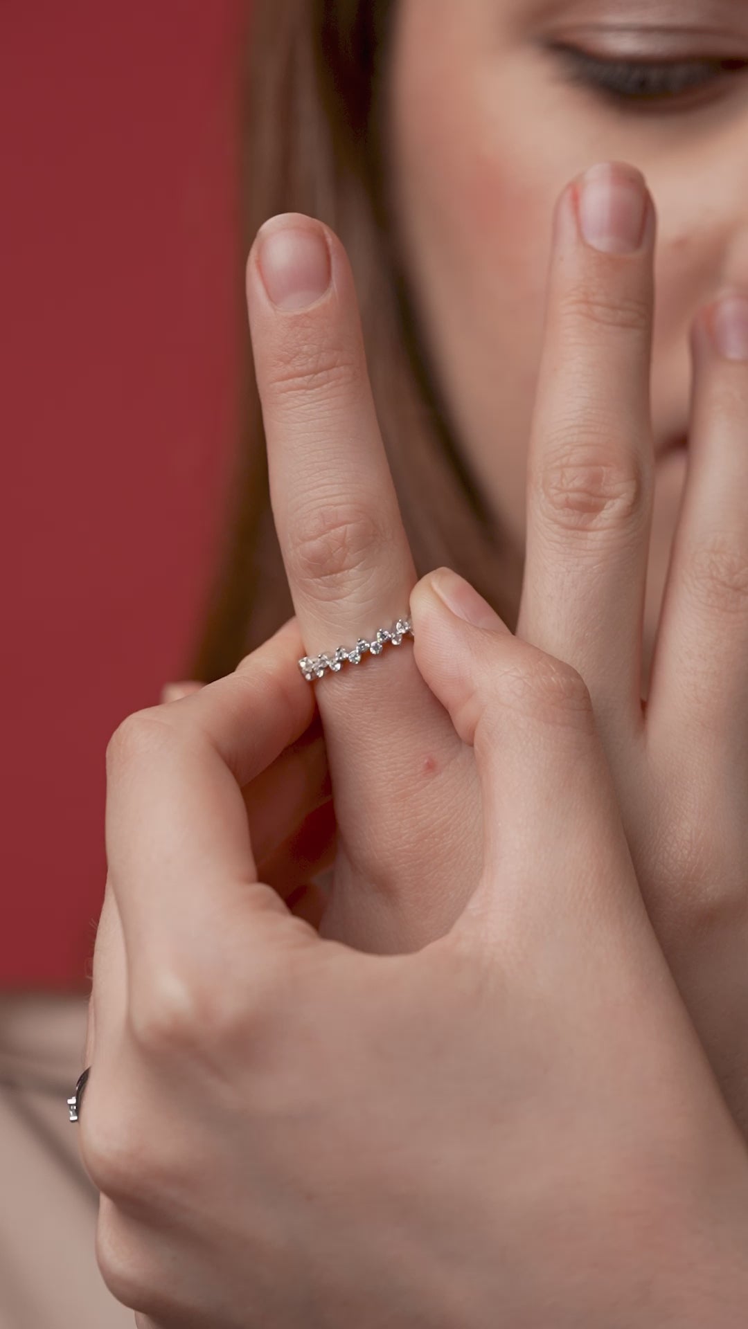 Diamond Setting Stacking Ring