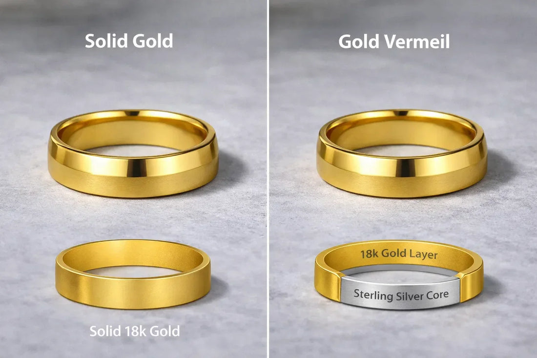 Solid Gold vs Gold Vermeil