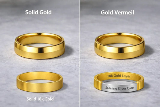 Solid Gold vs Gold Vermeil