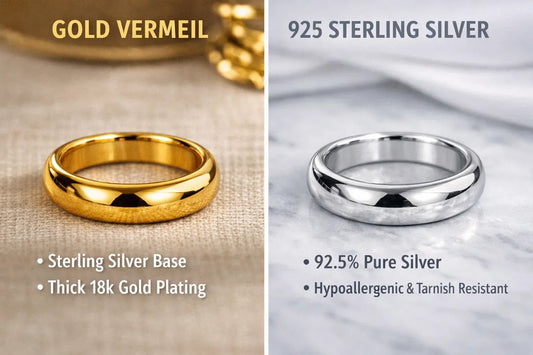 Silver vs Gold Vermeil