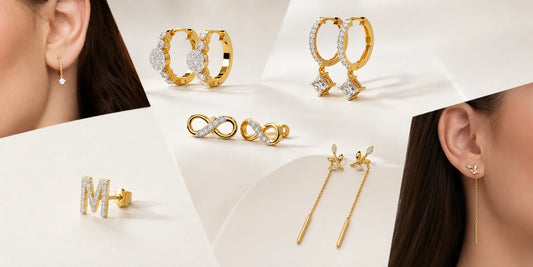 Stylish Daily Wear Gold Vermeil Earrings