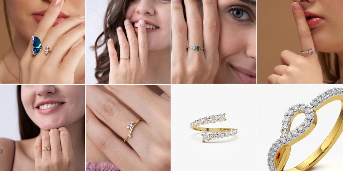 How to Wear Dainty Rings